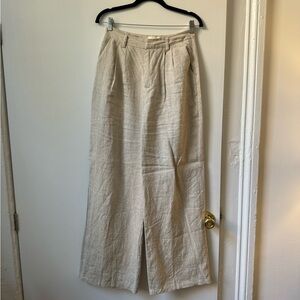 DISSH 100% Linen Wide Leg Pant